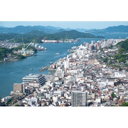 浄土寺山不動岩展望台から見る夏風景