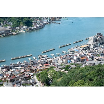 浄土寺山不動岩展望台から見る浄土寺一帯の街並み
