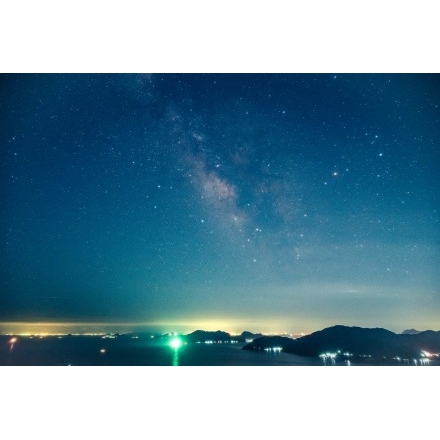 高見山から見る夏の星空