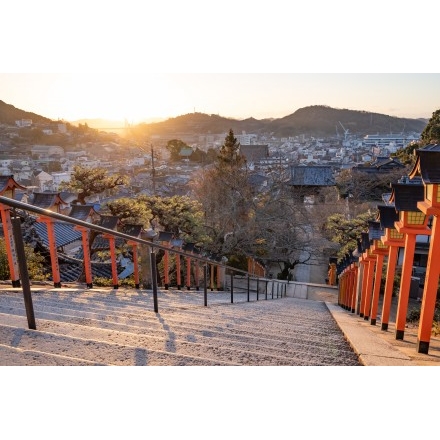 西國寺から見る尾道の初日の出（2025）