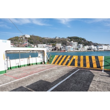 運航最終日の福本渡船から見る風景