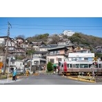 踏切がある風景