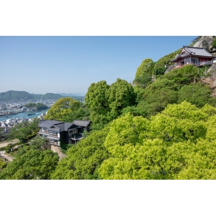 千光寺山ロープウェイ車窓から見る風景