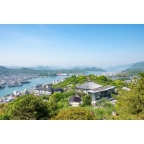 千光寺公園頂上展望台からの見る風景