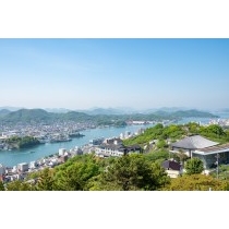千光寺公園頂上展望台からの見る風景