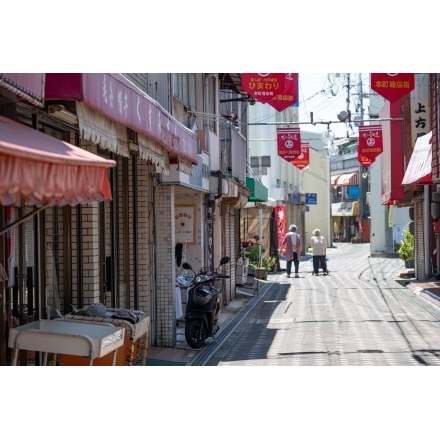 因島の土生商店街