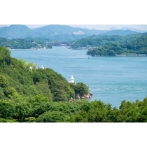 夏の大浜埼灯台