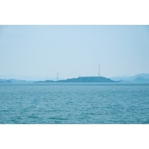 高根島から見る大久野島