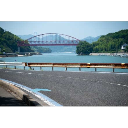 向島から見る夏の三幸瀬戸