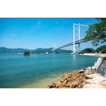 夏のしまなみ海道因島大橋