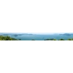 高見山から見る夏の瀬戸内海（パノラマ）