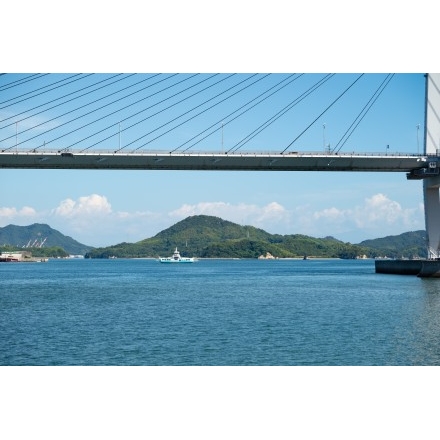 夏のしまなみ海道生口橋