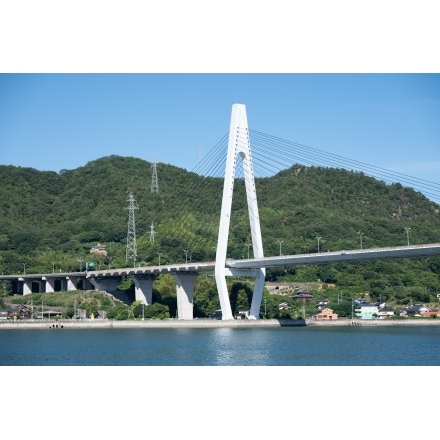 夏のしまなみ海道生口橋