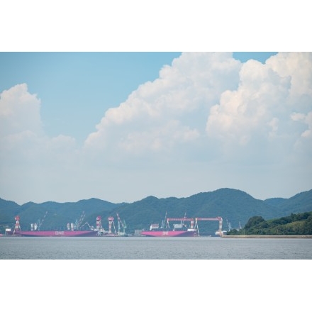 生口島から見た夏風景