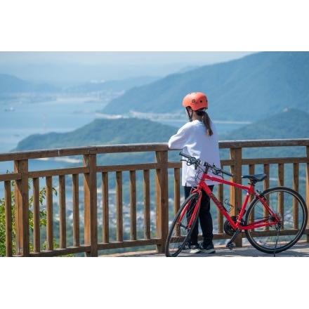 しまなみ海道サイクリング（高見山展望台）