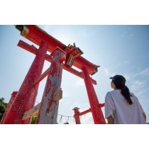 岩子島厳島神社の大鳥居