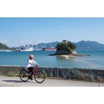 浦崎町のサイクリング