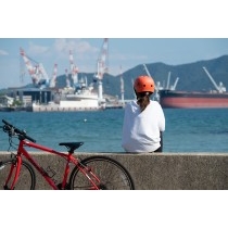 浦崎町のサイクリング