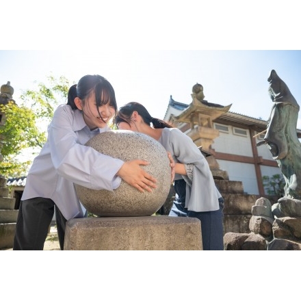 浄土寺を参拝する観光客のイメージ