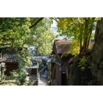 艮神社脇の路地