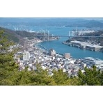 千光寺公園頂上展望台から見る尾道市街地