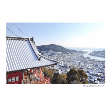 千光寺から見る雪景色　‐post card‐