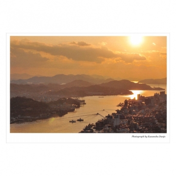 尾道水道の夕景　‐post card‐