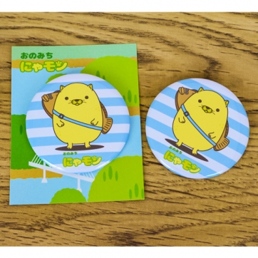 おのみち にゃモン 缶バッチ(大)