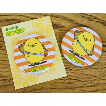 おのみち にゃモン 缶バッチ(大)