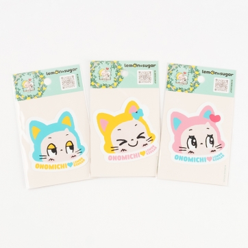 レモン＆シュガー【尾道限定】防水ステッカー