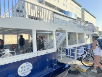 【1日目】10:00出港　尾道駅前桟橋