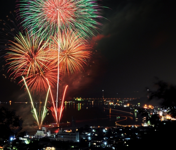 宮島さん協賛 いんのしま水軍花火大会