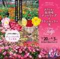 日本庭園 由志園「10万本の牡丹咲チューリップとラナンキュラス展2021」