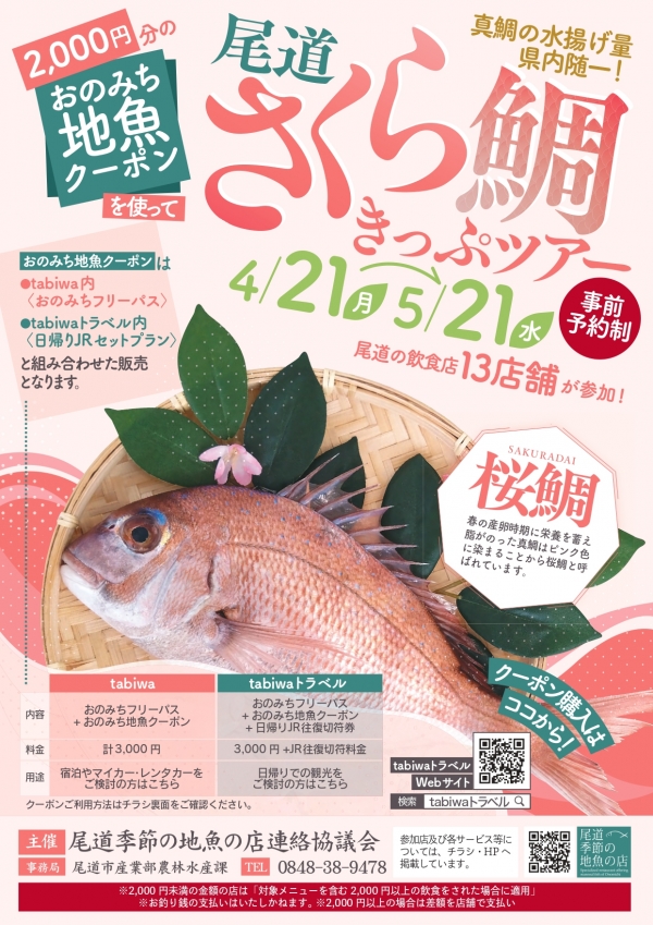 尾道さくら鯛きっぷツアー