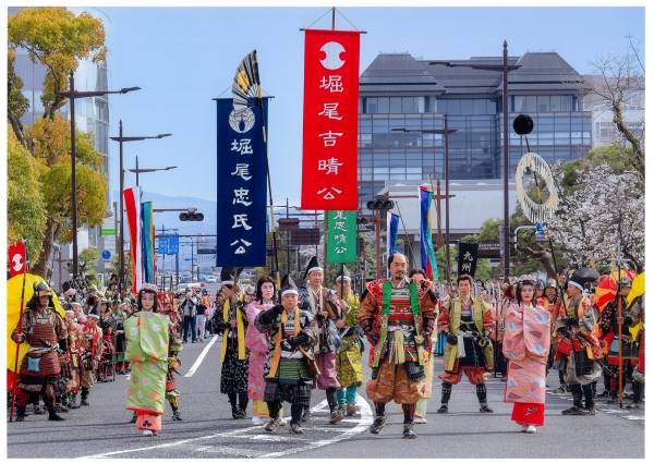 第19代 堀尾吉晴公・松江武者行列