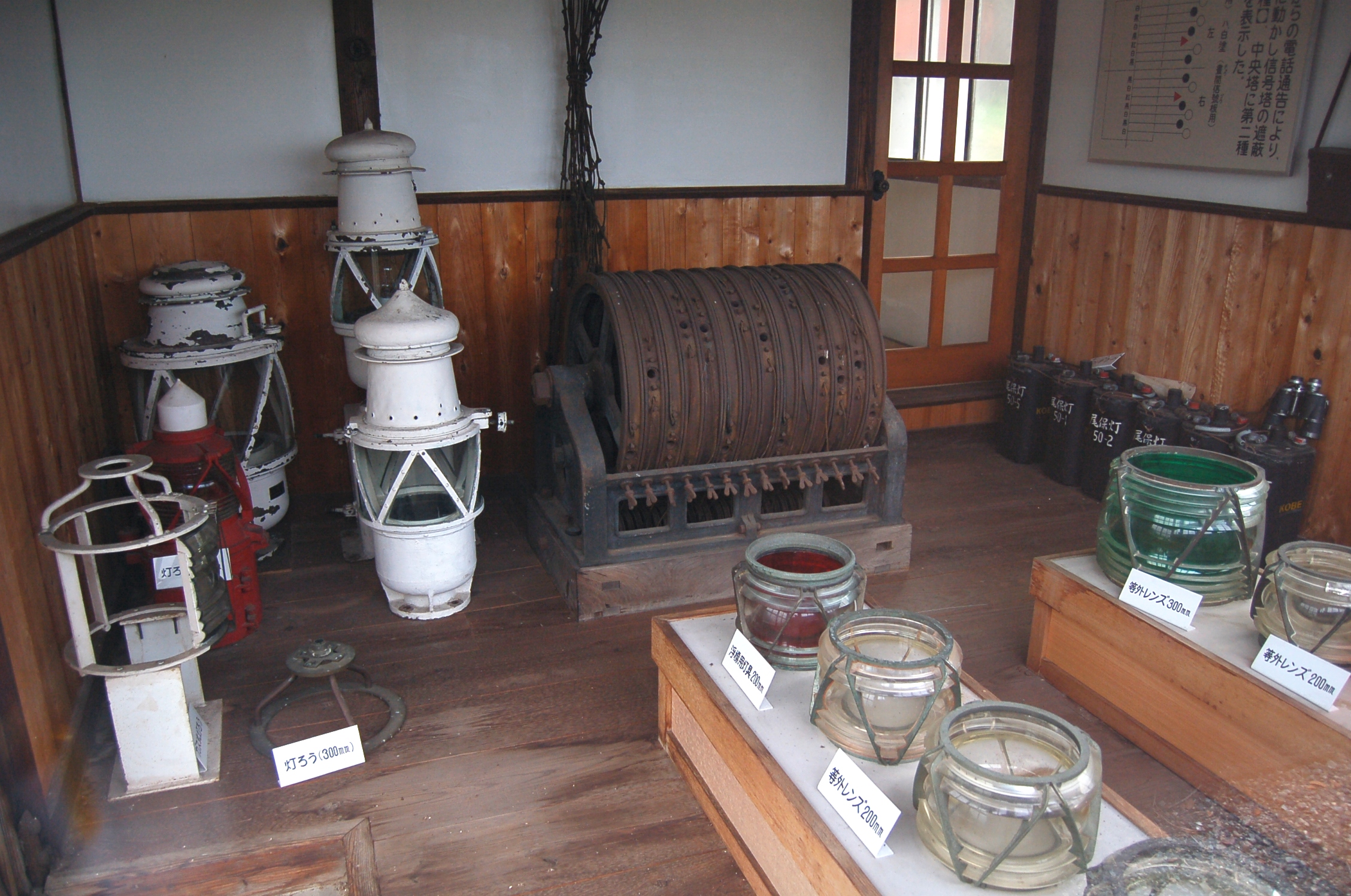 灯台記念館の展示物