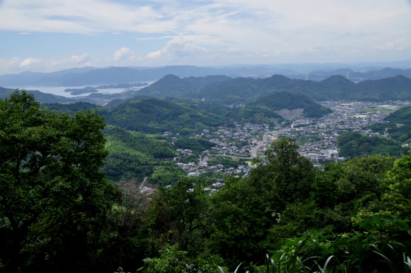 青影山からの眺望（北方面）