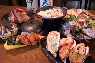 焼き牡蠣と尾道料理 かき左右衛門