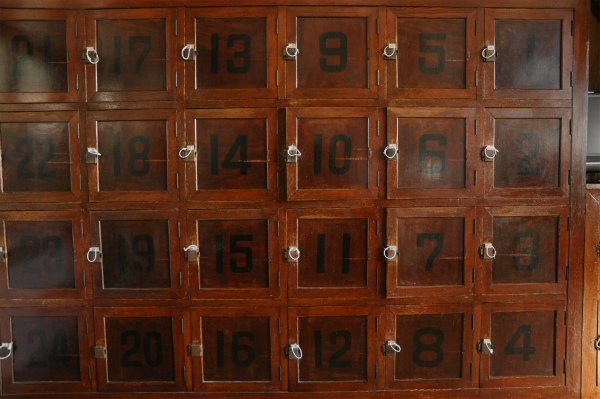 昔ながらのロッカー