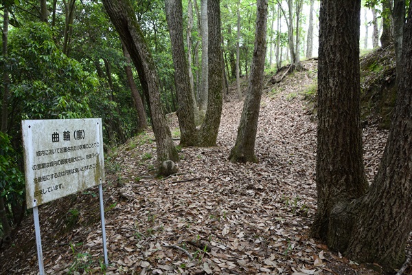 曲輪(くまわ)跡