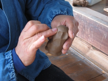 持光寺「にぎり仏体験」