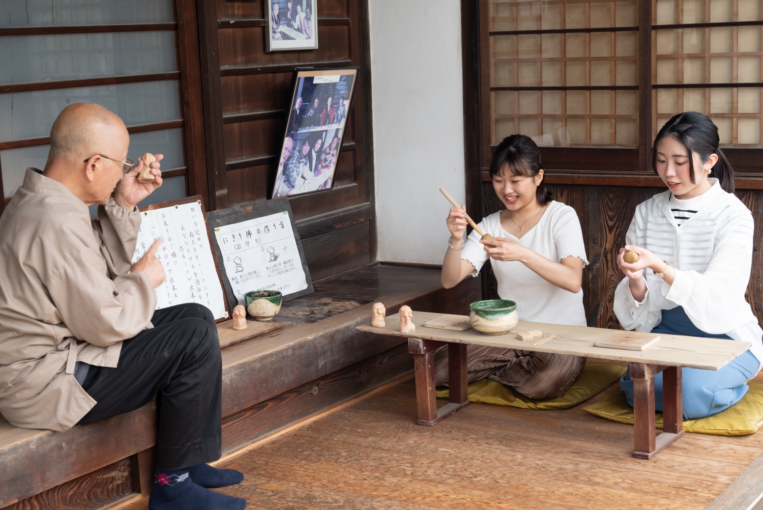持光寺「にぎり佛づくり体験」