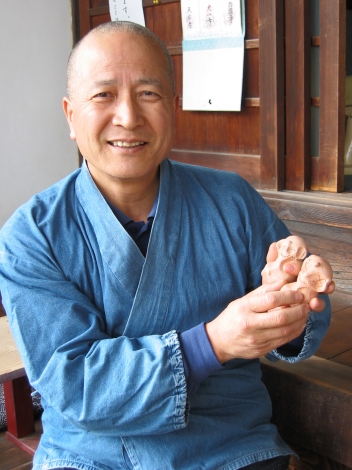 持光寺「にぎり仏体験」