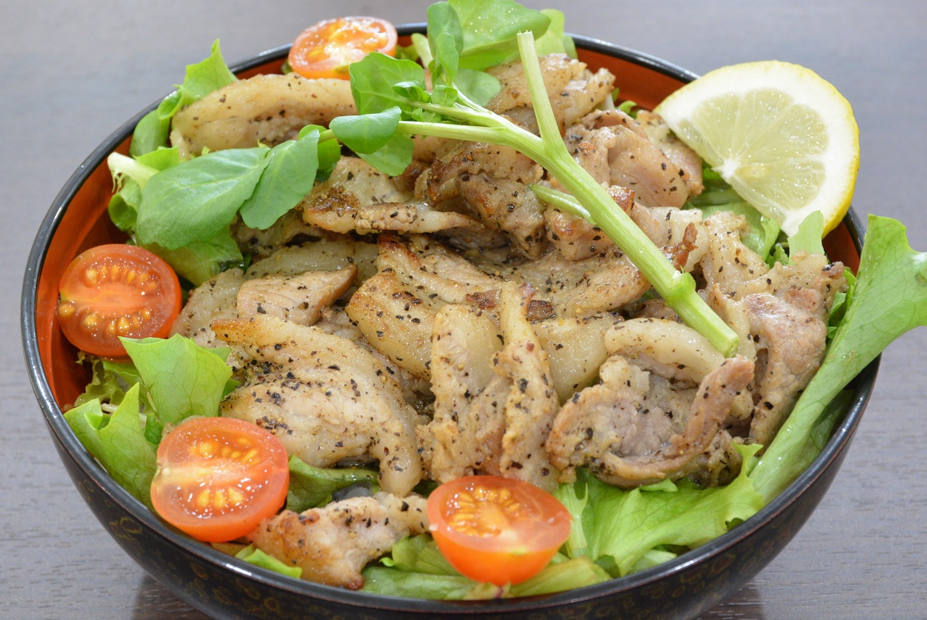 レモンポーク丼