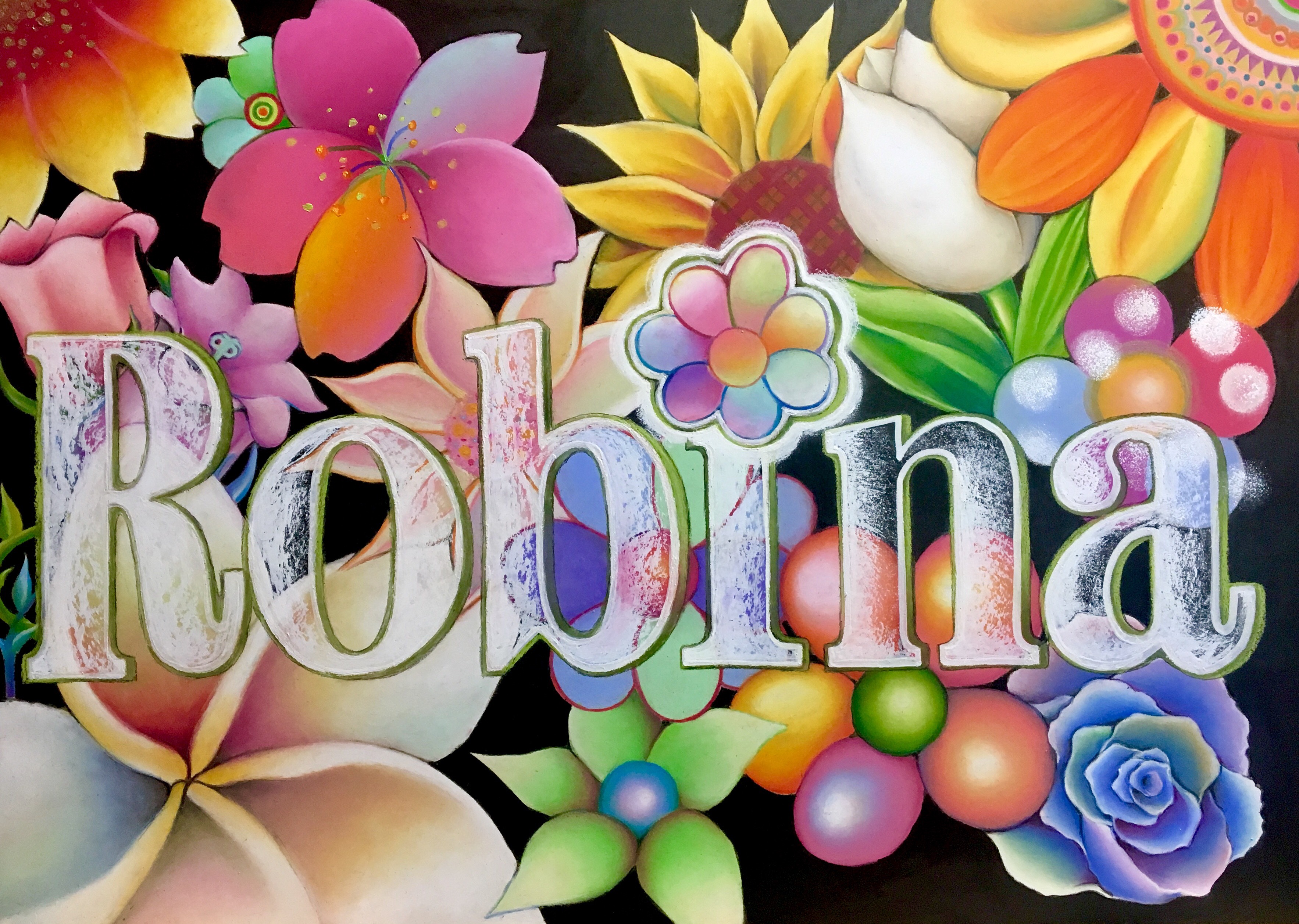 チョークアート教室 Robina