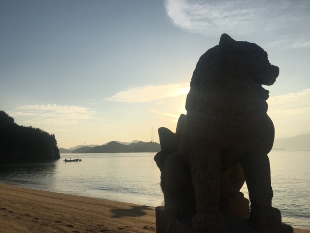 厳島神社狛犬