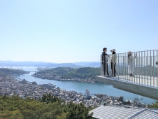 千光寺公園の頂上展望台がリニューアルされました