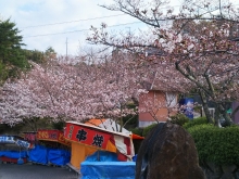 尾道市立美術館前のようす