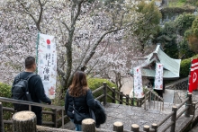 水軍城の階段付近